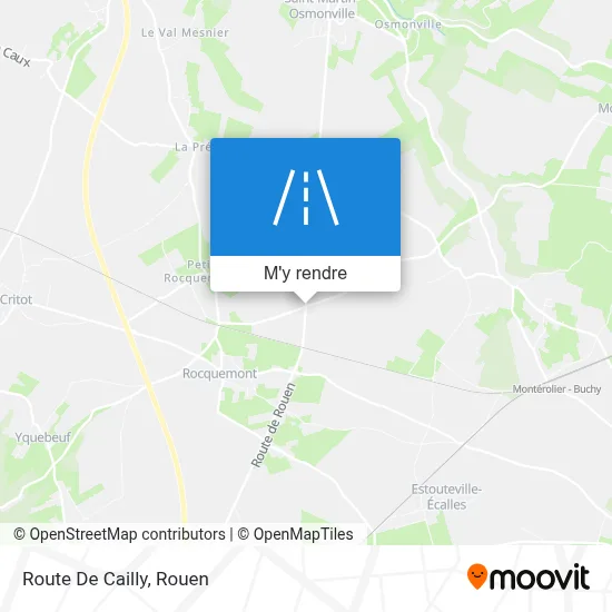 Route De Cailly plan