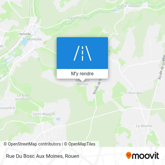 Rue Du Bosc Aux Moines plan