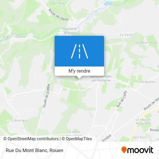 Rue Du Mont Blanc plan