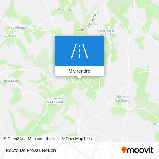 Route De Freval plan