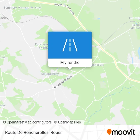 Route De Roncherolles plan