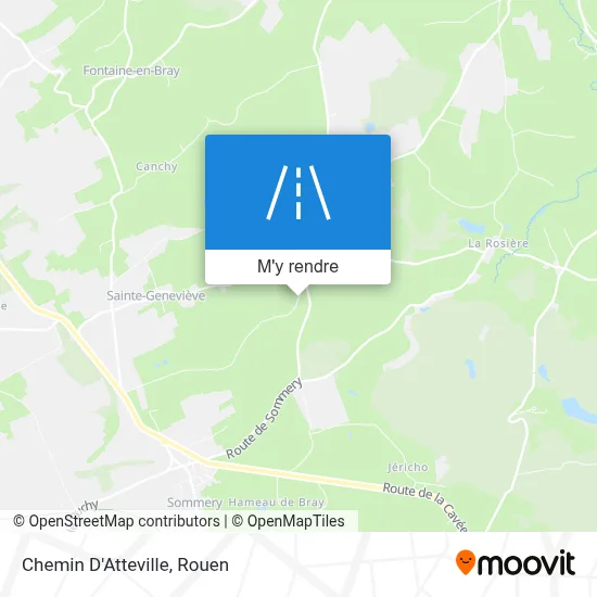 Chemin D'Atteville plan