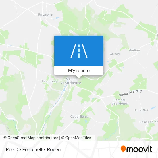 Rue De Fontenelle plan