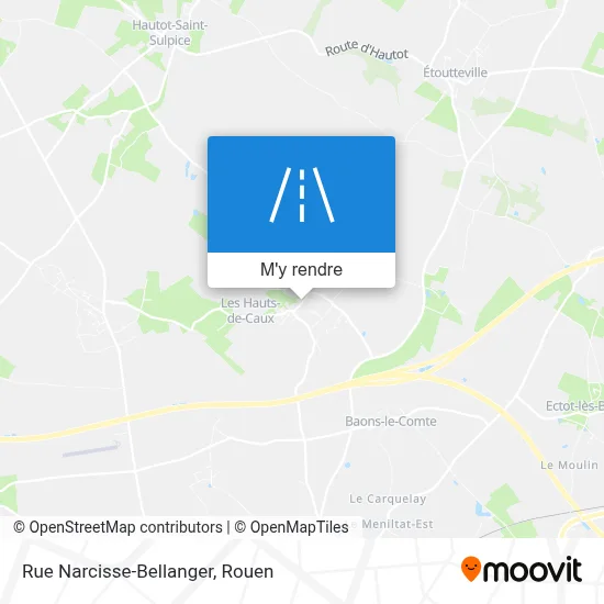 Rue Narcisse-Bellanger plan