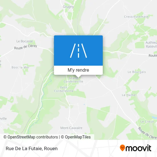 Rue De La Futaie plan
