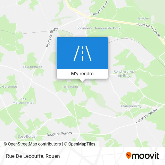 Rue De Lecouffe plan