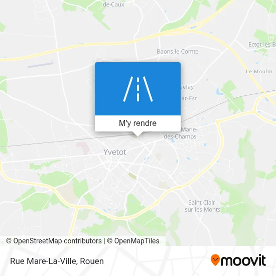Rue Mare-La-Ville plan