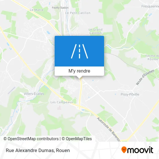 Rue Alexandre Dumas plan