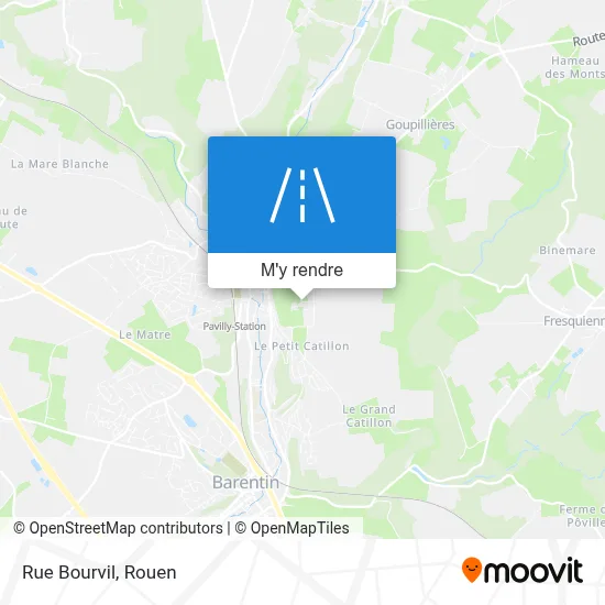 Rue Bourvil plan