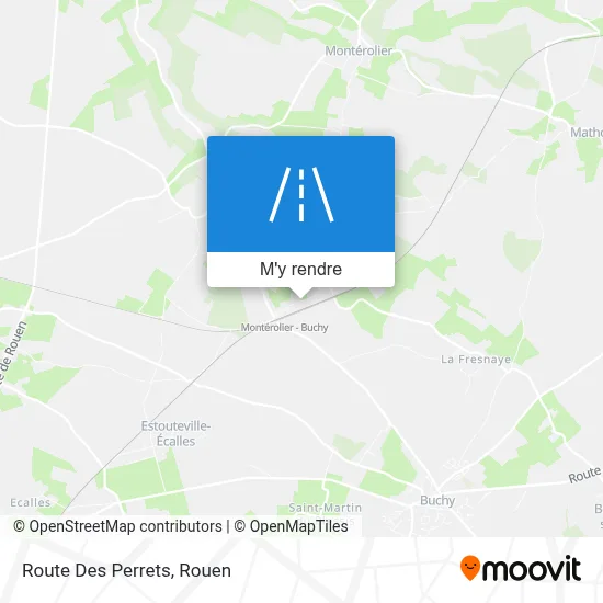 Route Des Perrets plan