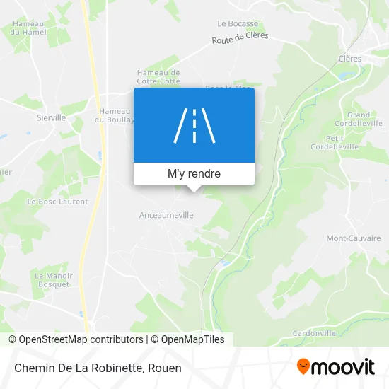 Chemin De La Robinette plan