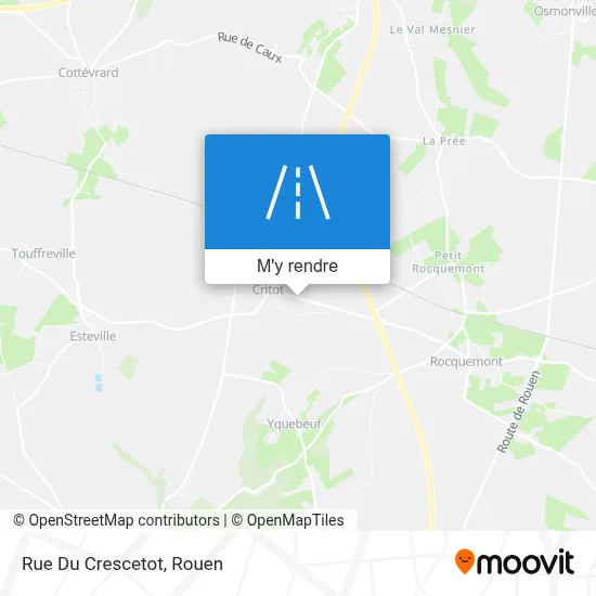 Rue Du Crescetot plan