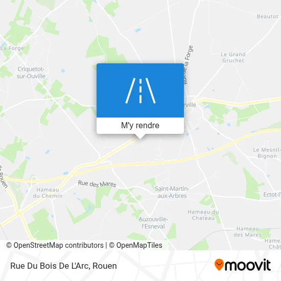 Rue Du Bois De L'Arc plan