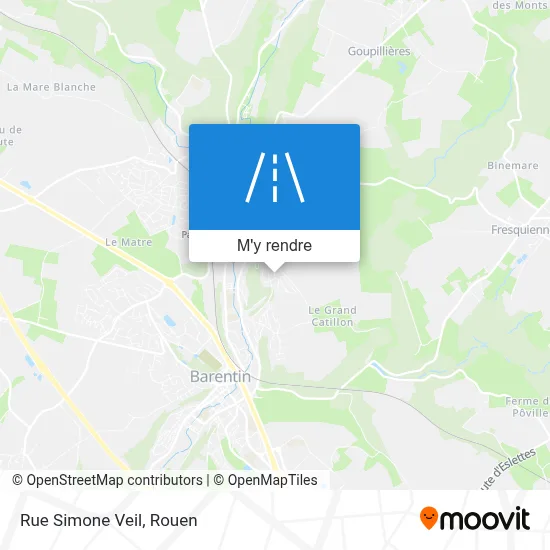 Rue Simone Veil plan
