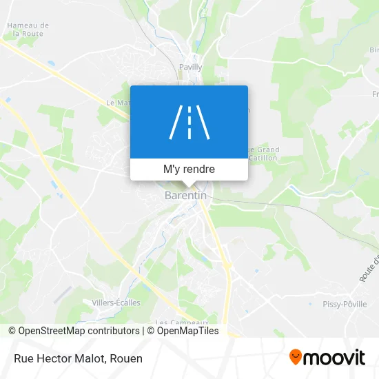 Rue Hector Malot plan