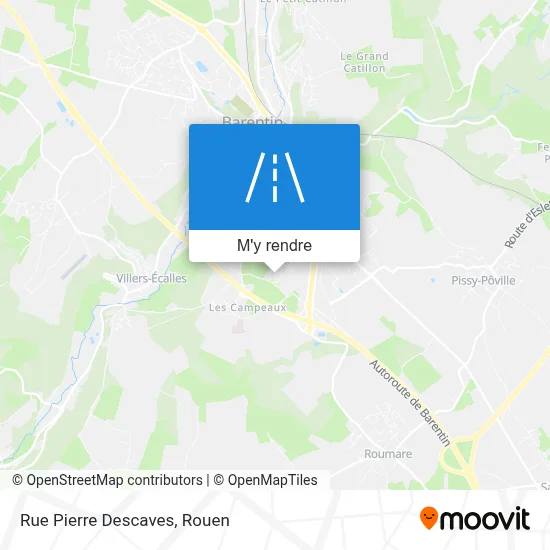 Rue Pierre Descaves plan