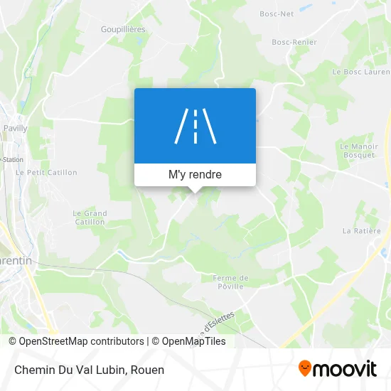 Chemin Du Val Lubin plan