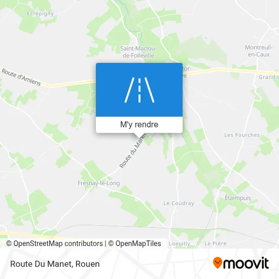 Route Du Manet plan