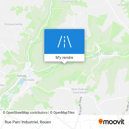 Rue Parc Industriel plan