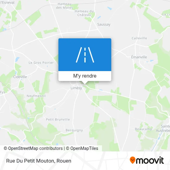 Rue Du Petit Mouton plan
