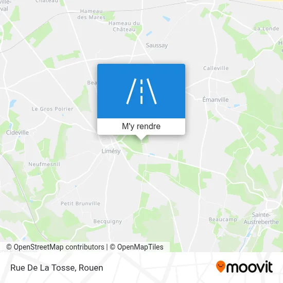 Rue De La Tosse plan