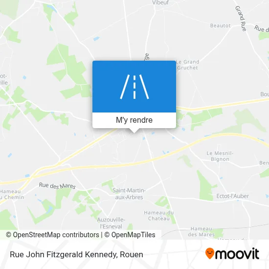Rue John Fitzgerald Kennedy plan