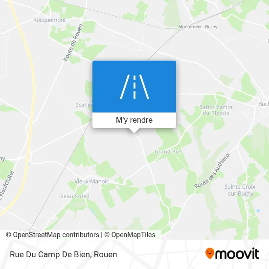 Rue Du Camp De Bien plan