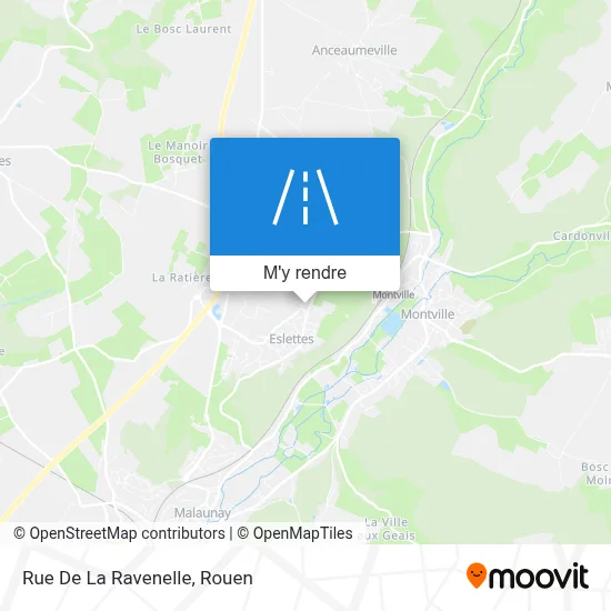 Rue De La Ravenelle plan
