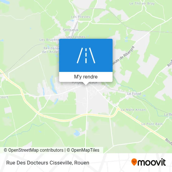 Rue Des Docteurs Cisseville plan