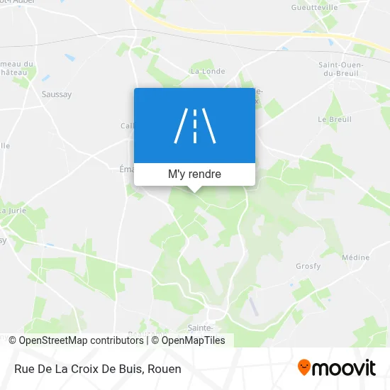 Rue De La Croix De Buis plan