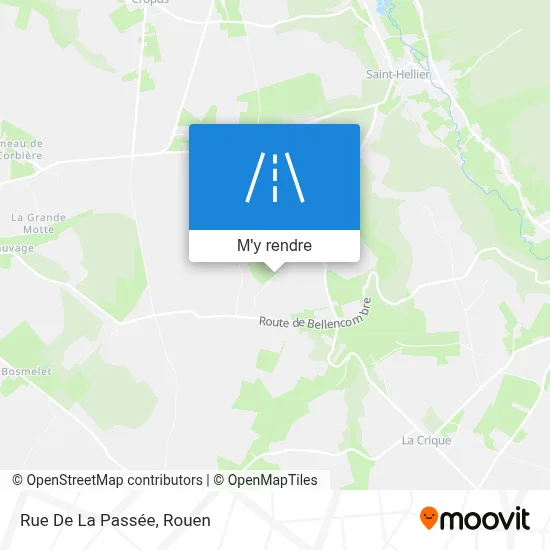 Rue De La Passée plan