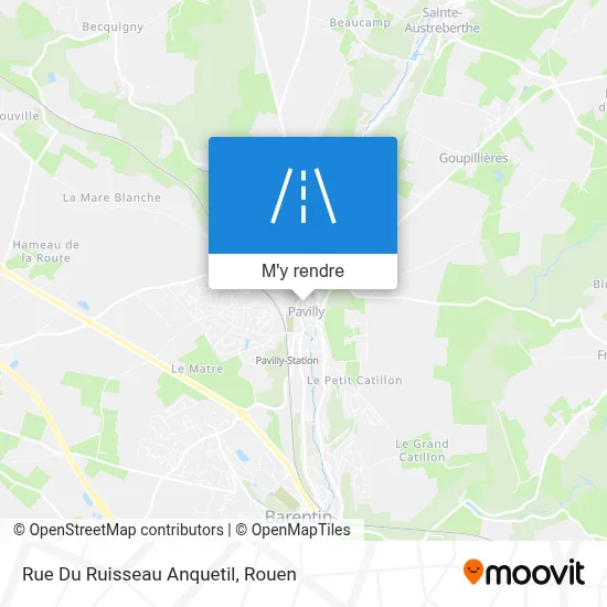 Rue Du Ruisseau Anquetil plan
