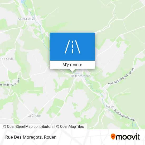 Rue Des Moregots plan