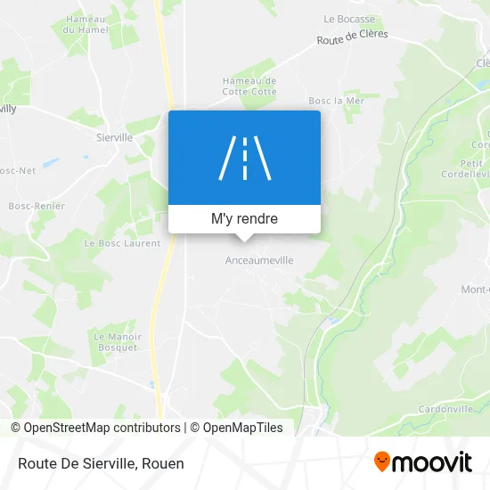 Route De Sierville plan