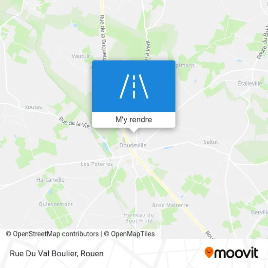 Rue Du Val Boulier plan