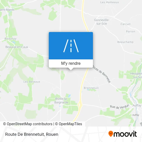 Route De Brennetuit plan