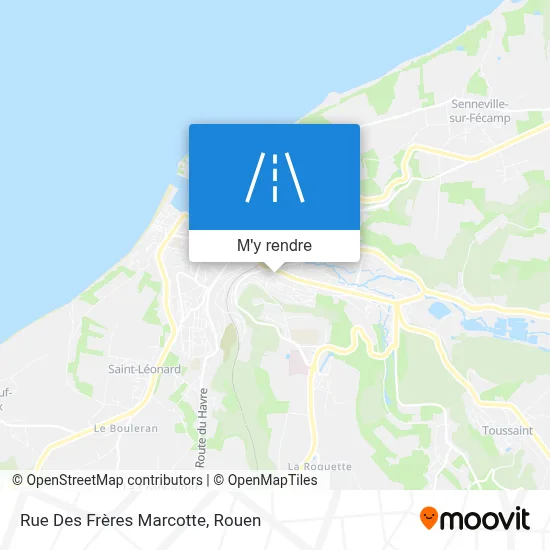 Rue Des Frères Marcotte plan