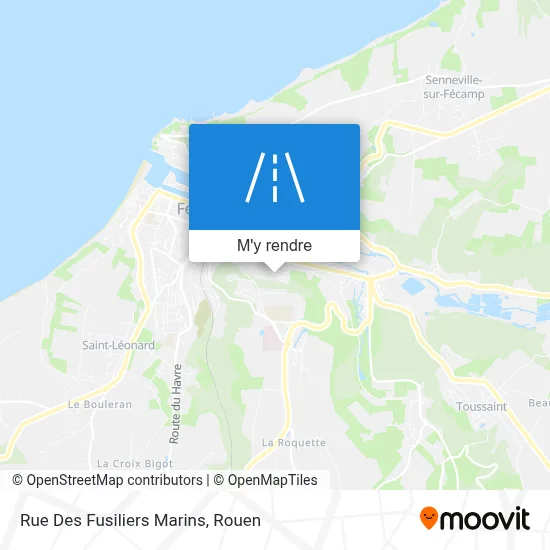Rue Des Fusiliers Marins plan