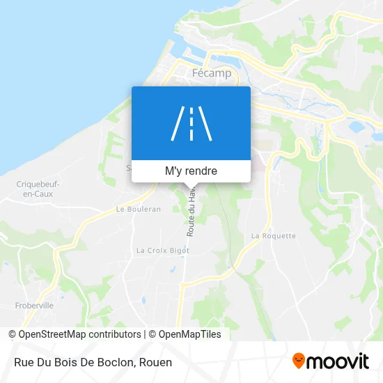 Rue Du Bois De Boclon plan