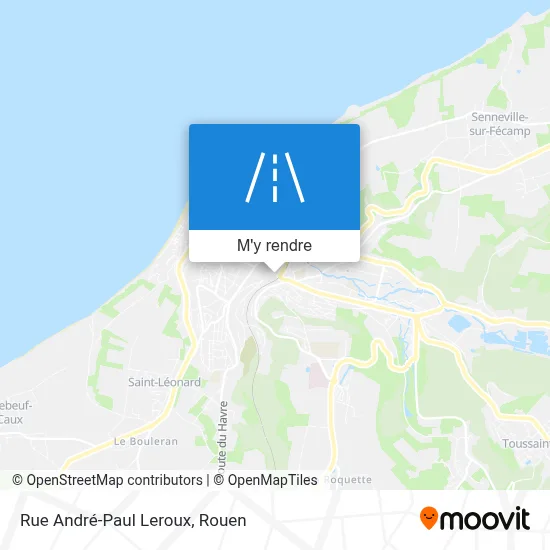 Rue André-Paul Leroux plan