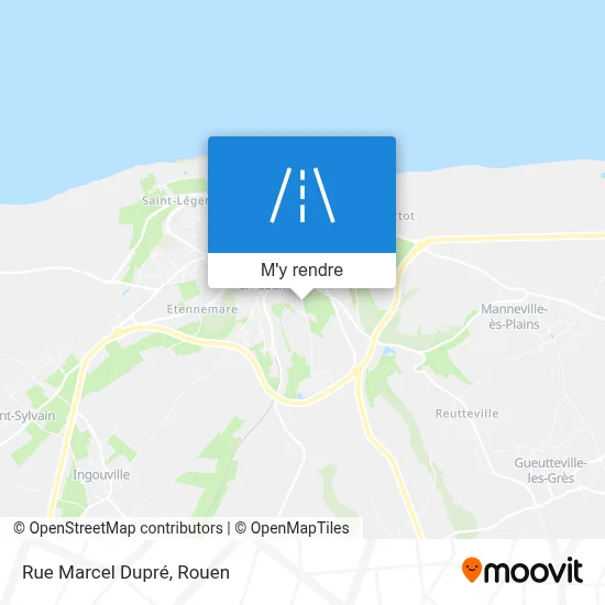 Rue Marcel Dupré plan