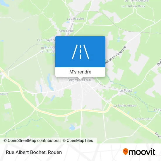 Rue Albert Bochet plan