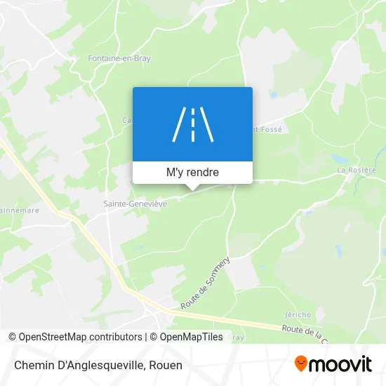 Chemin D'Anglesqueville plan