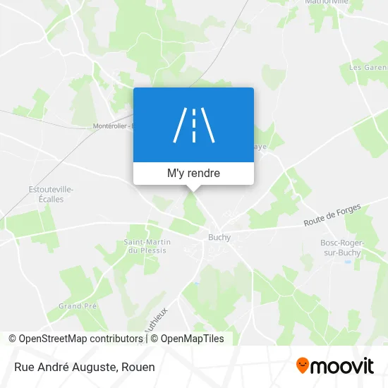 Rue André Auguste plan