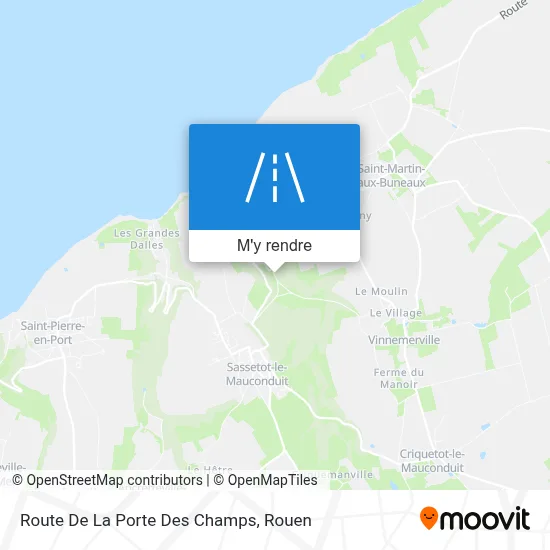 Route De La Porte Des Champs plan