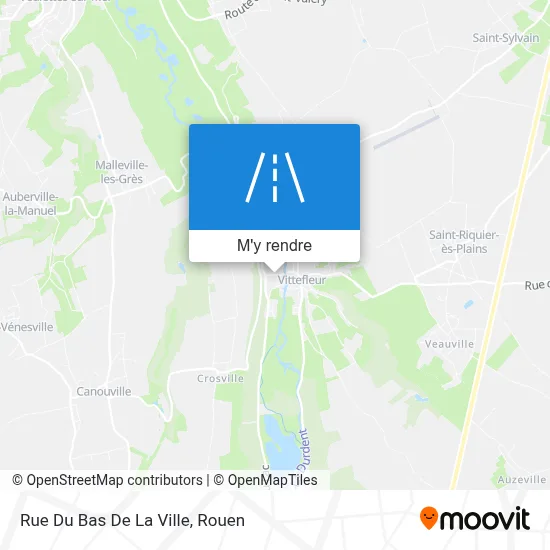 Rue Du Bas De La Ville plan
