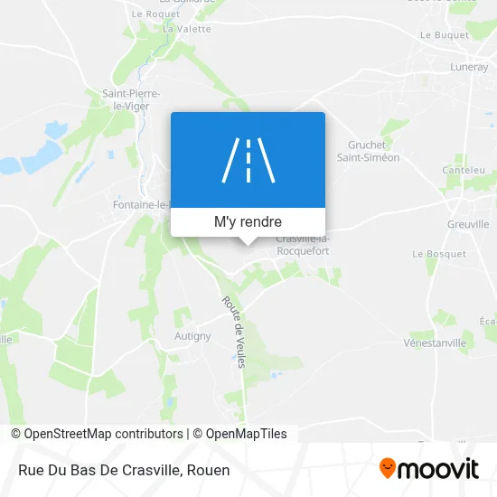 Rue Du Bas De Crasville plan
