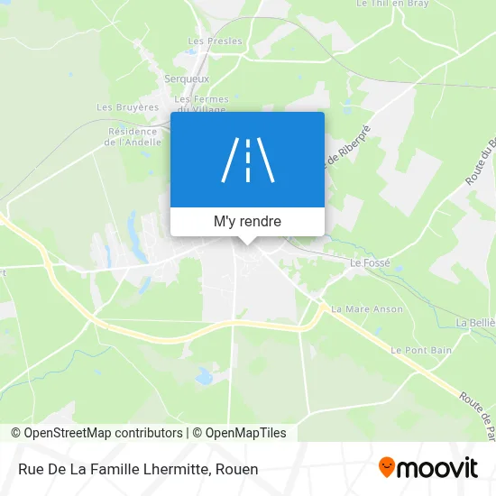 Rue De La Famille Lhermitte plan