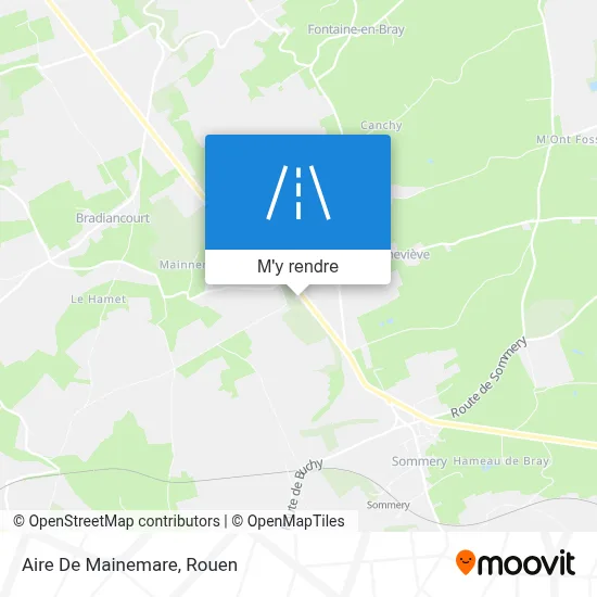 Aire De Mainemare plan