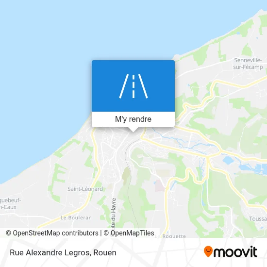 Rue Alexandre Legros plan